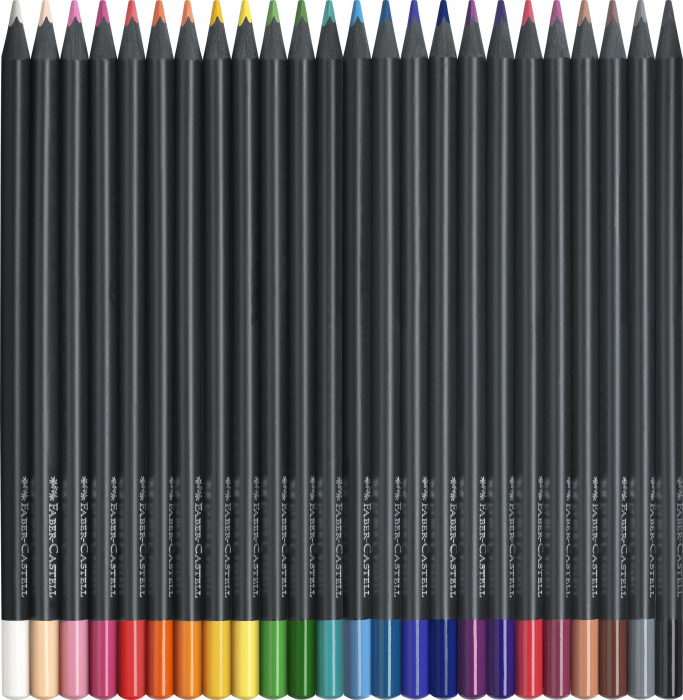 Creioane Colorate 24 Culori Black Edition Faber-Castell [3]