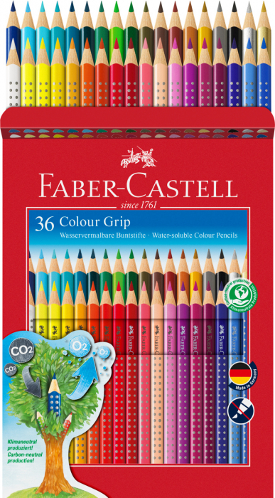 Creioane Colorate 36 Culori Grip 2001 Faber-Castell [2]