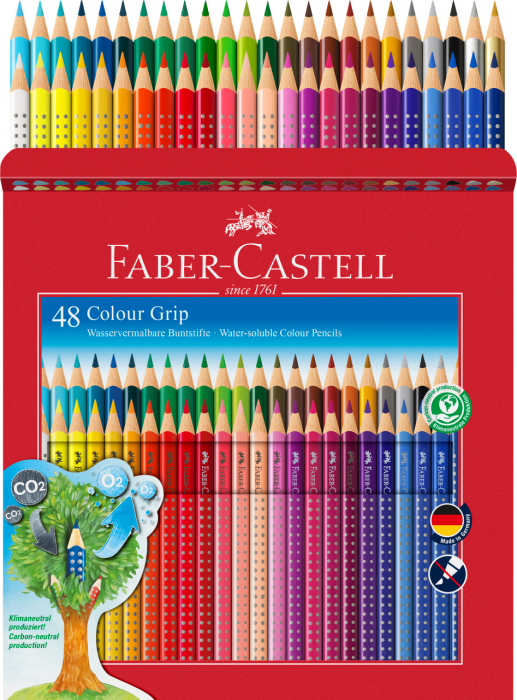 Creioane Colorate 48 Culori Grip Faber-Castell [3]
