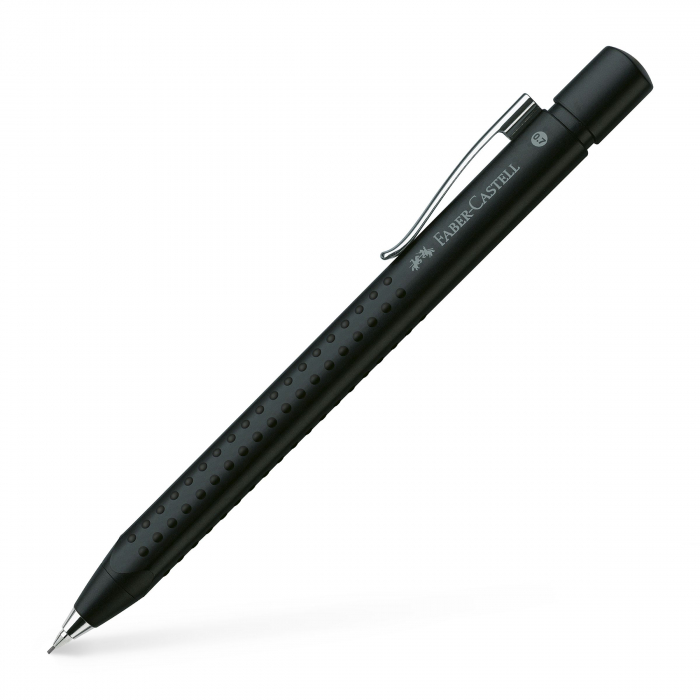 Creion Mecanic 0.7Mm Negru Metalizat Grip 2011 Faber-Castell [2]