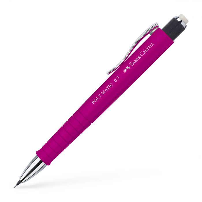 Creion Mecanic 0.7Mm Poly Matic Roz Faber-Castell [2]