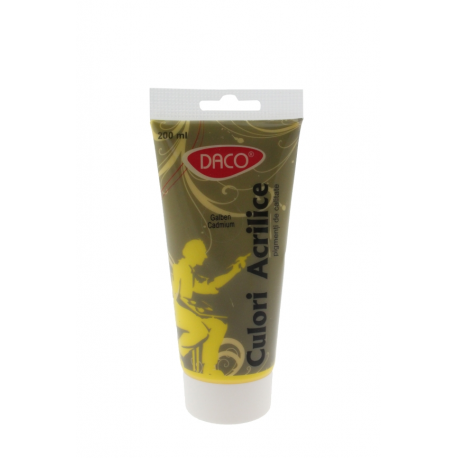 Culori Acril 200Ml Daco Galben Cadmiu Cu3200Gc [1]