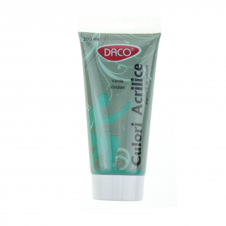 Culori Acril 200Ml Daco Verde Viridian Cu3200Vv [1]