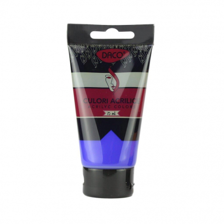 Culori Acril 75Ml Daco Albastru Ultramarin Cu375Aul [1]