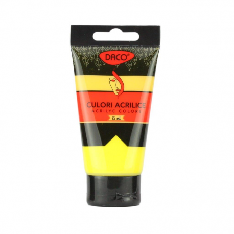 Culori Acril 75Ml Daco Galben Citron Cu375Gct [1]