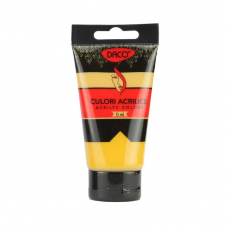 Culori Acril 75Ml Daco Galben Ocru Cu375Go [1]
