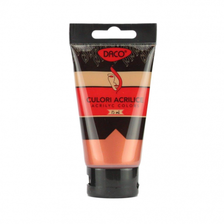 Culori Acril 75Ml Daco Maro Metalic Cu375Mm [1]
