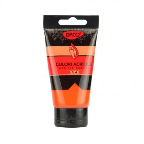Culori Acril 75Ml Daco Portocaliu Cu375P [1]