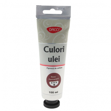 Culori Ulei 100Ml Daco Rosu Permanent 4100Rp [1]
