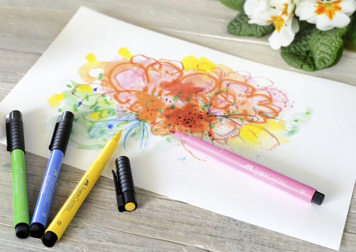 Cutie 12 Culori Pitt Artist Pen Nuante Pastel Faber-Castell [3]