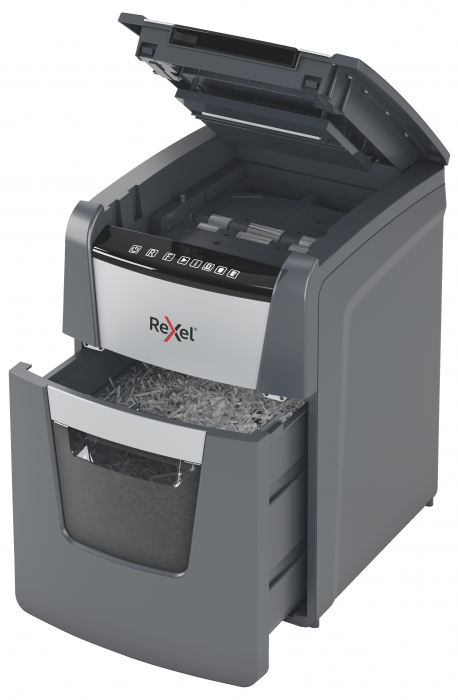 Distrugator Automat Optimum 100X P4 Cross Cut 100 Coli Rexel [4]