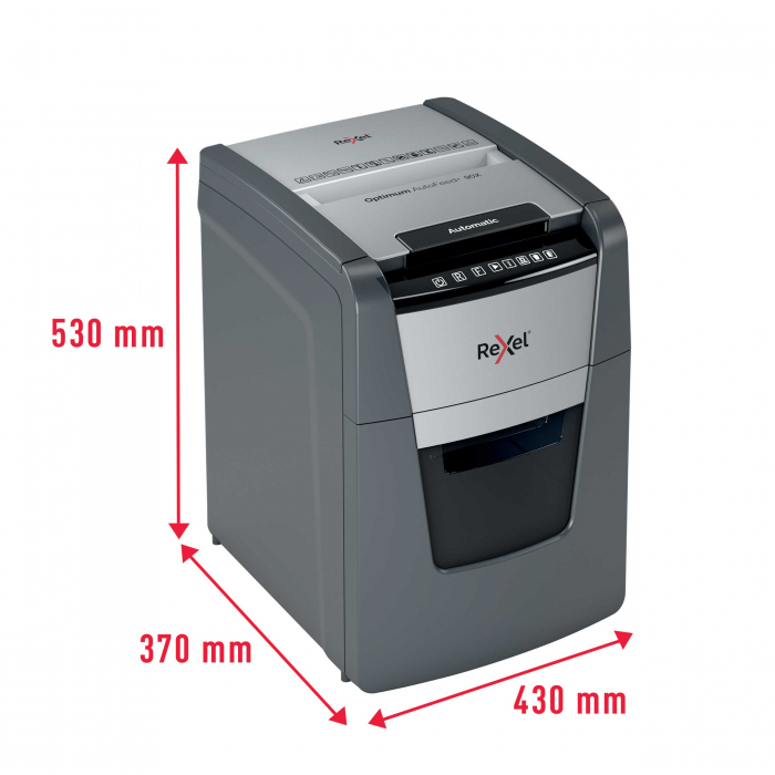 Distrugator Automat Optimum 90X P4 Cross Cut 90 Coli Rexel [5]
