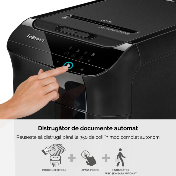 Distrugator Doc Automat Automax 350C Cross-Cut Fellowes [4]