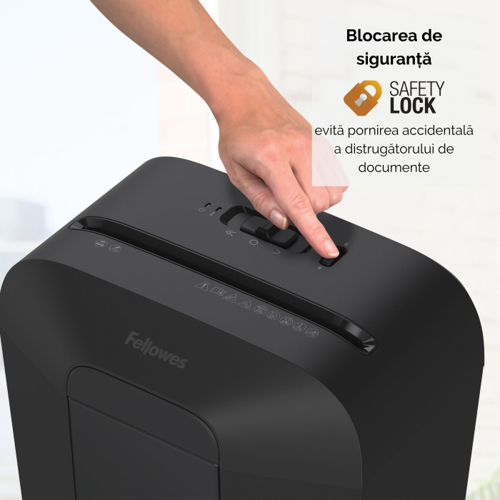Distrugator Documente Lx50 Cross-Cut Fellowes [5]