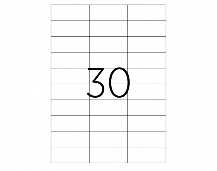 Etichete 30/A4 70*29.7Mm Colturi Drepte 100/Top Tanex [2]