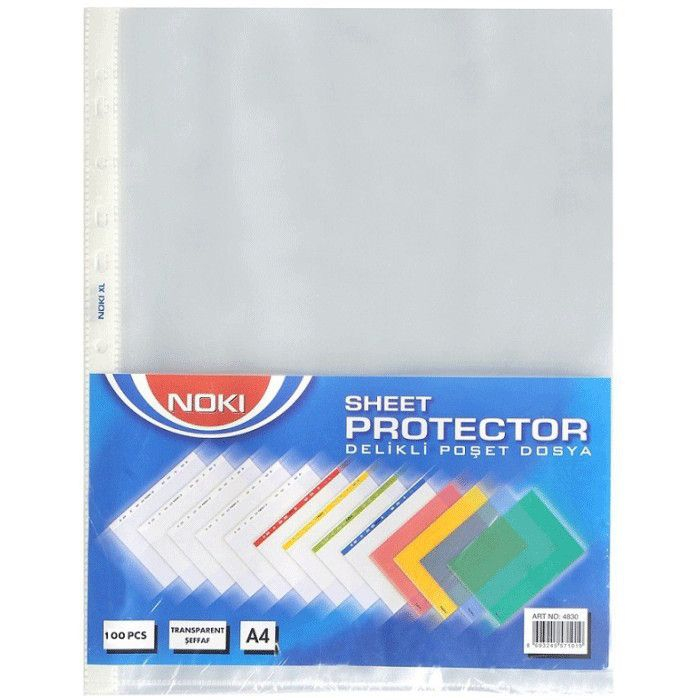 Folie Protectie A4 Cristal 75 Mic 100/Set Noki [1]