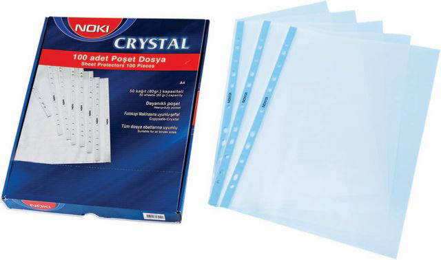 Folie Protectie A4 Cristal 90 Mic 100/Set Cutie Noki [2]