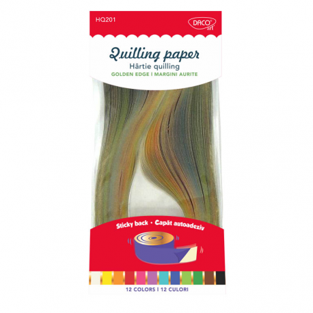 Hartie Quilling Aa Aurita 42.5X0.5Cm 200/Set Daco Hq201 [1]