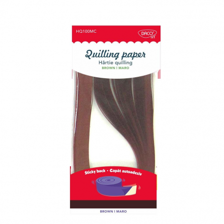 Hartie Quilling Aa Maro Ch 42.5X0.5Cm 100/Set Daco Hq100Mc [1]