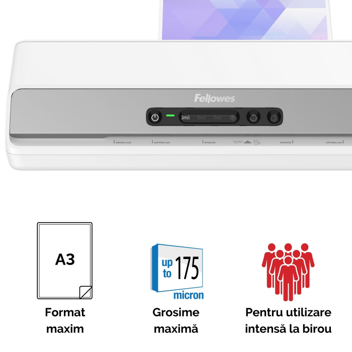 Laminator A3 Amaris Lx 6 Role Fellowes [2]