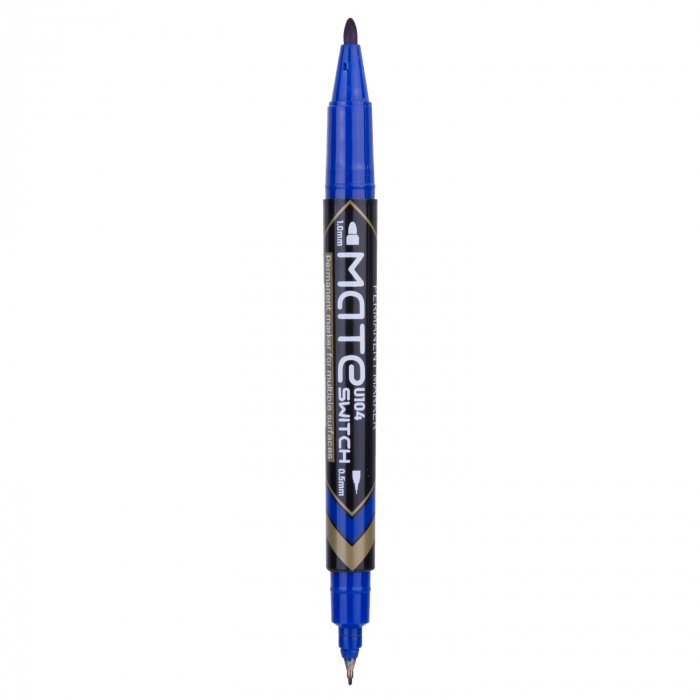 Marker Cd 2 Capete 0.5/1Mm Albastru Deli [2]
