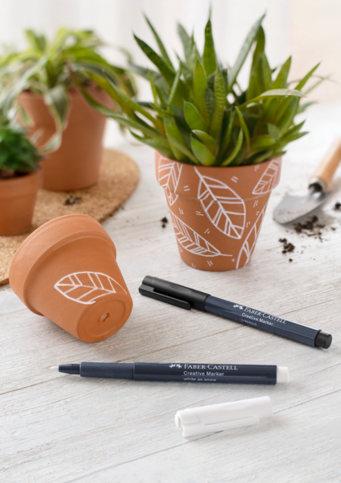 Marker Creativ Alb Faber-Castell [5]