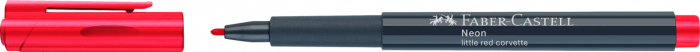 Marker Creativ Rosu Neon Faber-Castell [1]