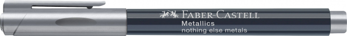 Marker Metallics Argintiu Faber-Castell [3]