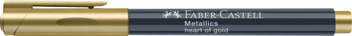Marker Metallics Auriu Faber-Castell [3]
