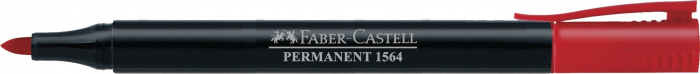 Marker Permanent Rosu Slim 1564 Faber-Castell [1]