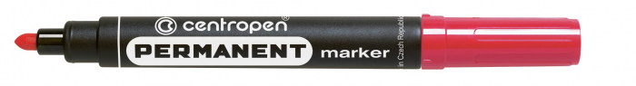 Marker Permanent Rosu Varf Rotund 2.5Mm 8566 Centropen [1]