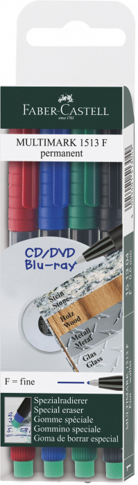 Marker Permanent Set 4 F Multimark Faber-Castell [1]