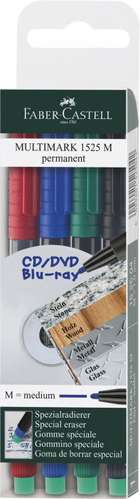 Marker Permanent Set 4 M Multimark Faber-Castell [1]
