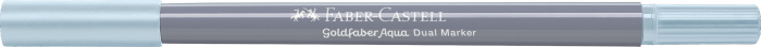 Marker Solubil 2 Capete Goldfaber Albastru Aqua 164 Faber-Castell [2]