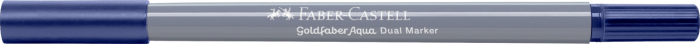 Marker Solubil 2 Capete Goldfaber Albastru Indian 247 Faber-Castell [2]