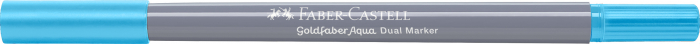 Marker Solubil 2 Capete Goldfaber Albastru Mangan 245 Faber-Castell [2]