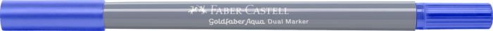 Marker Solubil 2 Capete Goldfaber Albastru Marin 248 Faber-Castell [2]
