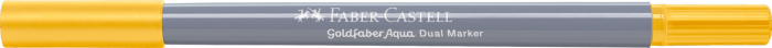 Marker Solubil 2 Capete Goldfaber Galben Napoli 185 Faber-Castell [2]
