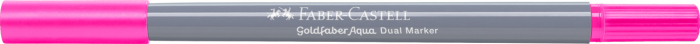 Marker Solubil 2 Capete Goldfaber Roz Purpuriu Deschis 128 Faber-Castell [2]