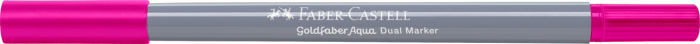 Marker Solubil 2 Capete Goldfaber Roz Purpuriu Mediu 125 Faber-Castell [2]