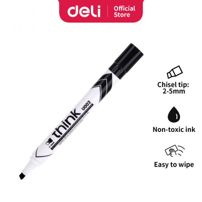 Marker Whiteboard Negru 2Mm Deli [2]