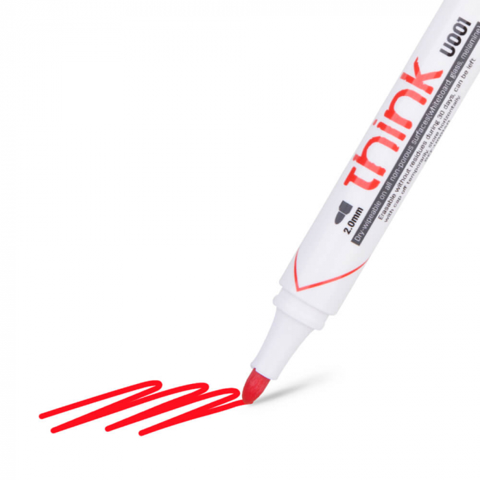 Marker Whiteboard Rosu 2Mm Deli [2]