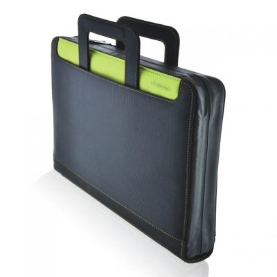 Organizator tip servieta OFFICE BOX negru cu verde [3]