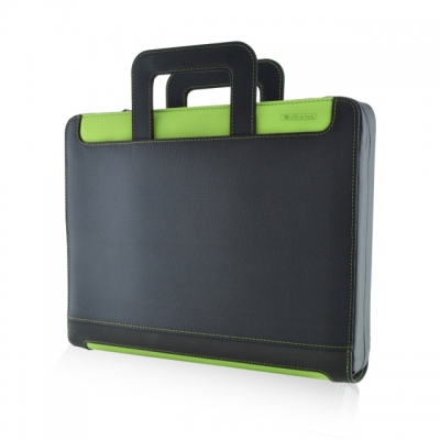 Organizator tip servieta OFFICE BOX negru cu verde [4]