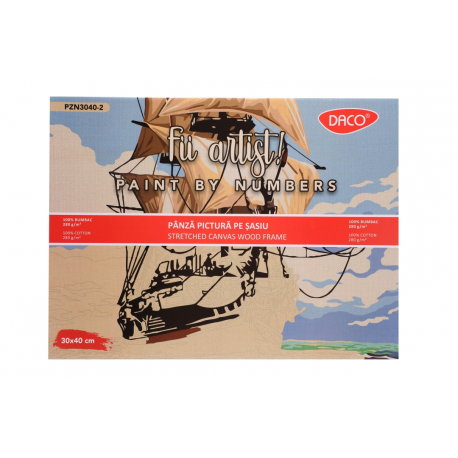 Panza Pictura Pe Numere 30X40Cm Daco Pzn3040-2 [2]