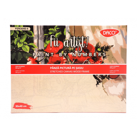 Panza Pictura Pe Numere 30X40Cm Daco Pzn3040-4 [3]