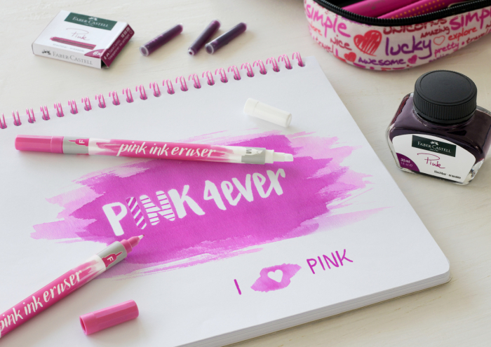 Pic Cu Rescriere Varf Tesit M Roz Scribolino Faber-Castell [4]