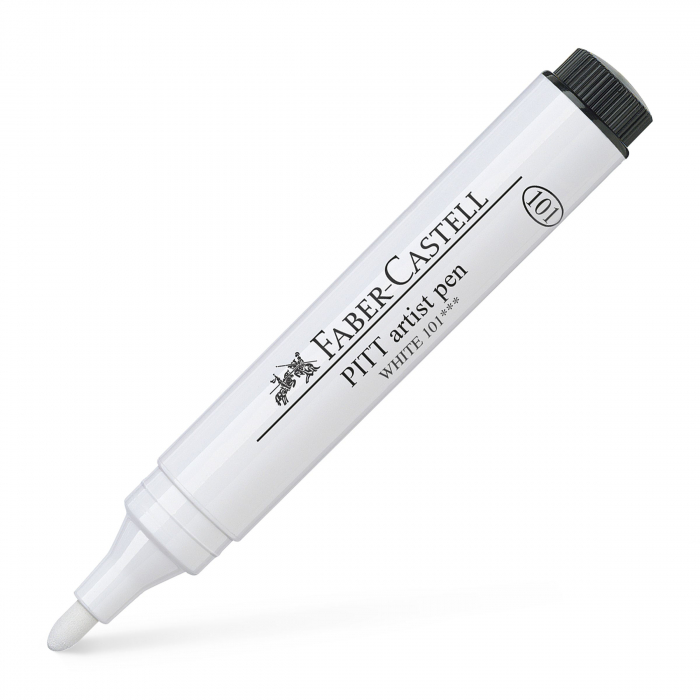 Pitt Artist Pen Big Brush Alb Faber-Castell [2]