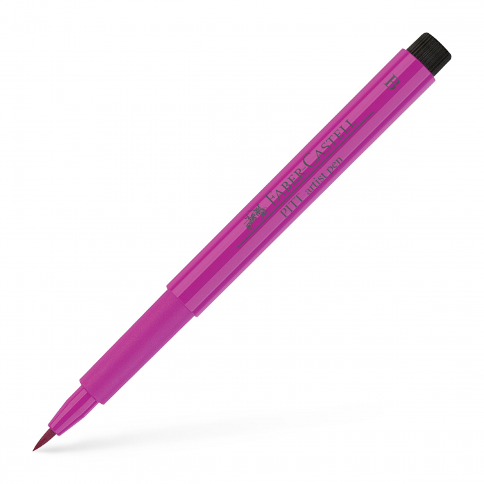 Pitt Artist Pen Brush Roz Purpuriu Mediu Faber-Castell [2]