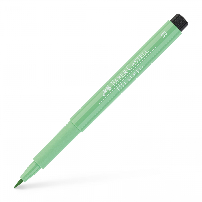 Pitt Artist Pen Brush Verde Deschis Phtalo Faber-Castell [2]